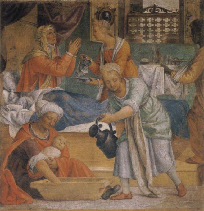 LUINI, Bernardino Birth Maria Norge oil painting art
